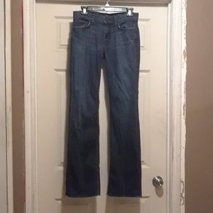 7 FOR ALL MANKIND HIGH WAISTED BOOTCUT SZ 28X35